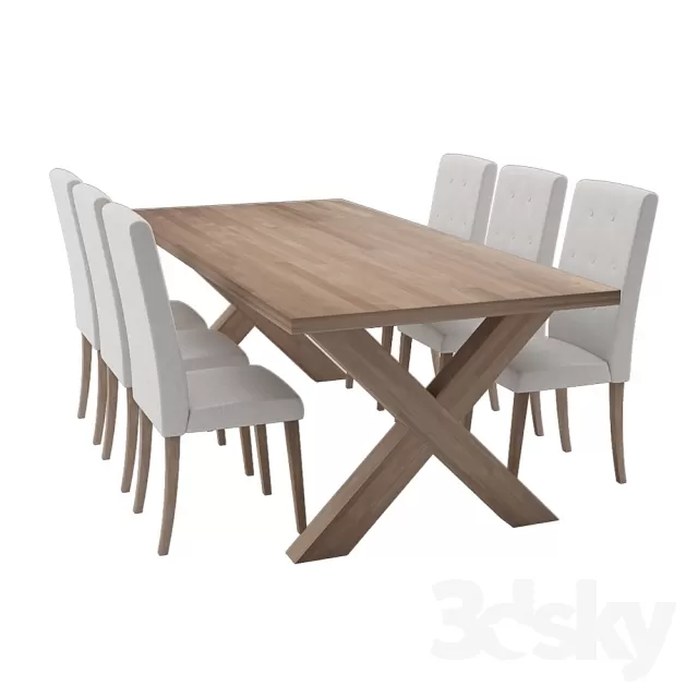 3DSKYMODEL – Dining Table sets – 4111