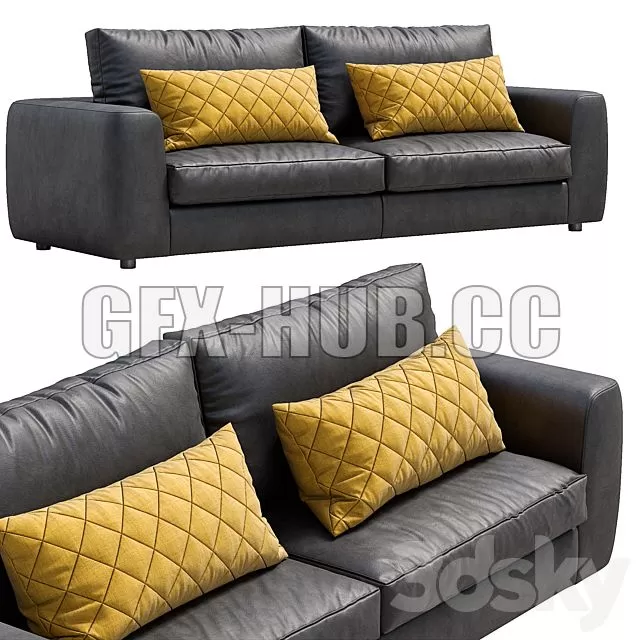 FURNITURE 3D MODELS – Leather Sofa Alameda9 1 FURNITURE 3D MODELS – Leather Sofa Alameda9 1