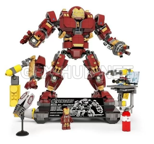 FURNITURE 3D MODELS – LEGO Hulkbuster N76105 FURNITURE 3D MODELS – LEGO Hulkbuster N76105