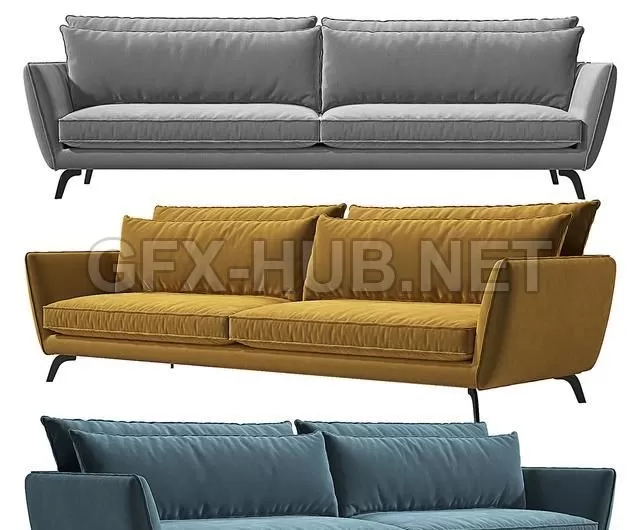 FURNITURE 3D MODELS – Leone sofa Kaza do sofa FURNITURE 3D MODELS – Leone sofa Kaza do sofa