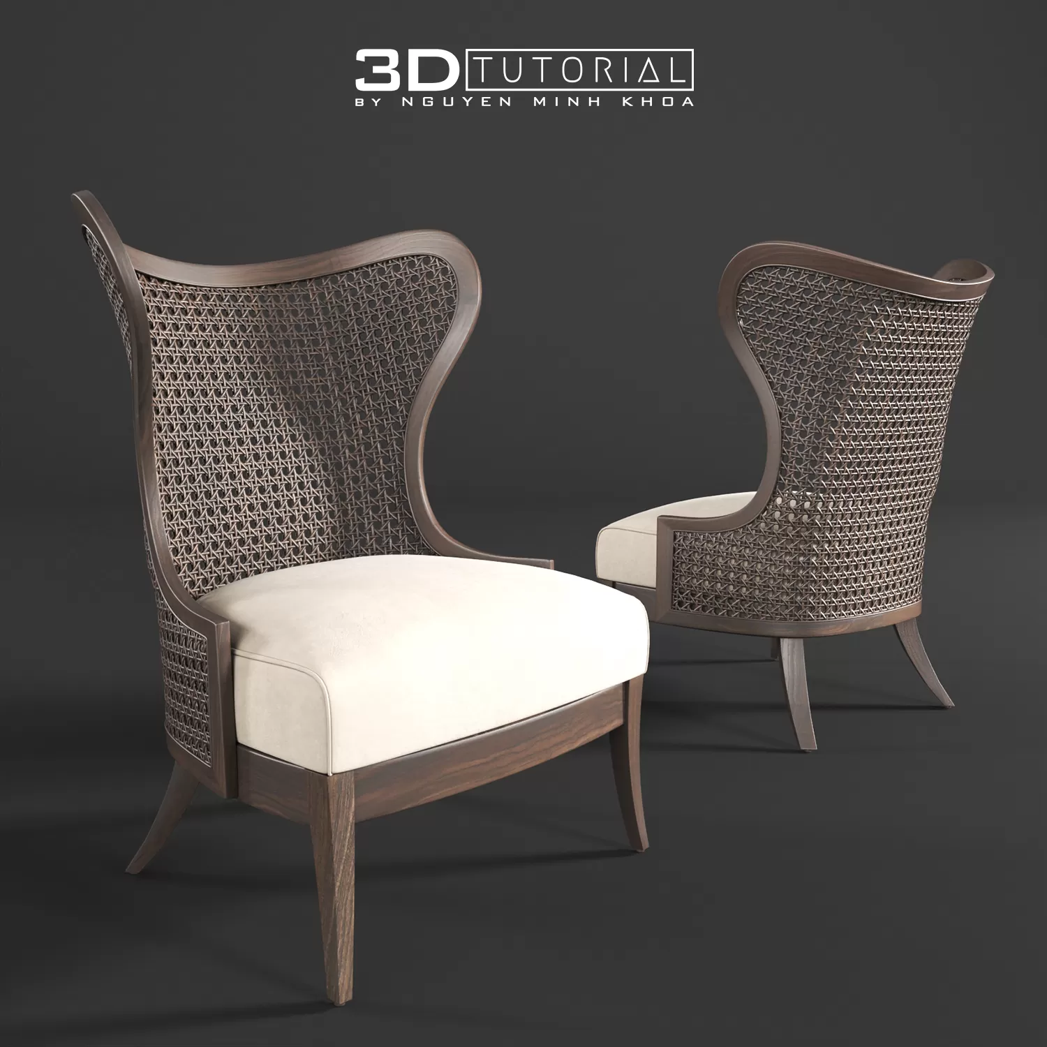 FURNITURE 3D MODELS – Levine wing chair modelby NguyenMinhKhoa FURNITURE 3D MODELS – Levine wing chair modelby NguyenMinhKhoa