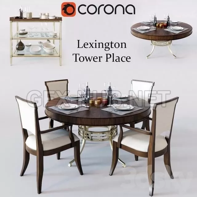FURNITURE 3D MODELS – Lexington Tower Place 1 FURNITURE 3D MODELS – Lexington Tower Place 1