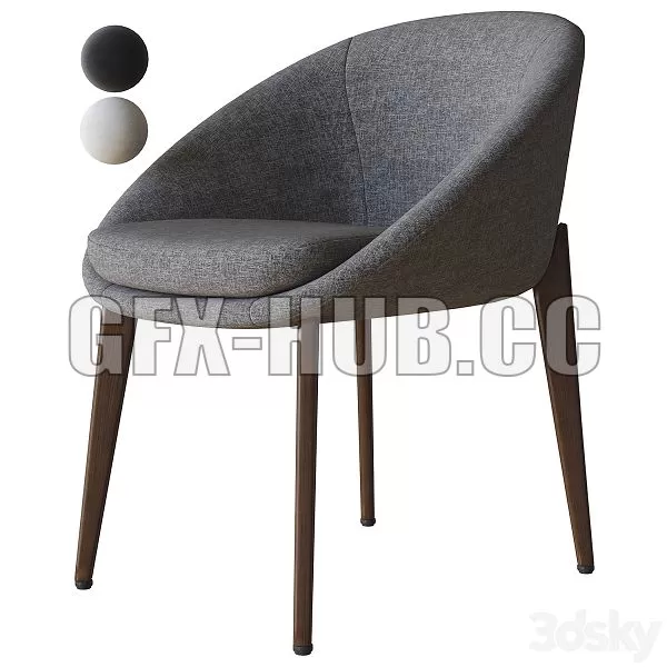 FURNITURE 3D MODELS – Lido Dining Chair Minotti FURNITURE 3D MODELS – Lido Dining Chair Minotti