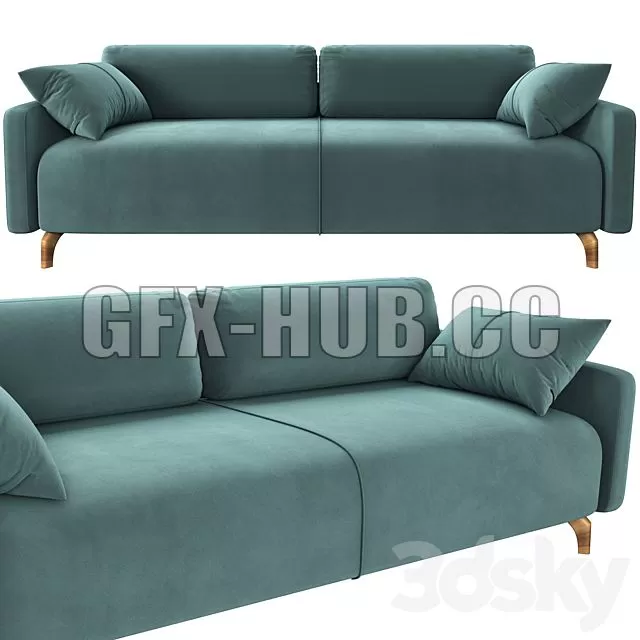 FURNITURE 3D MODELS – Lieri Sofa Barhat Mint FURNITURE 3D MODELS – Lieri Sofa Barhat Mint