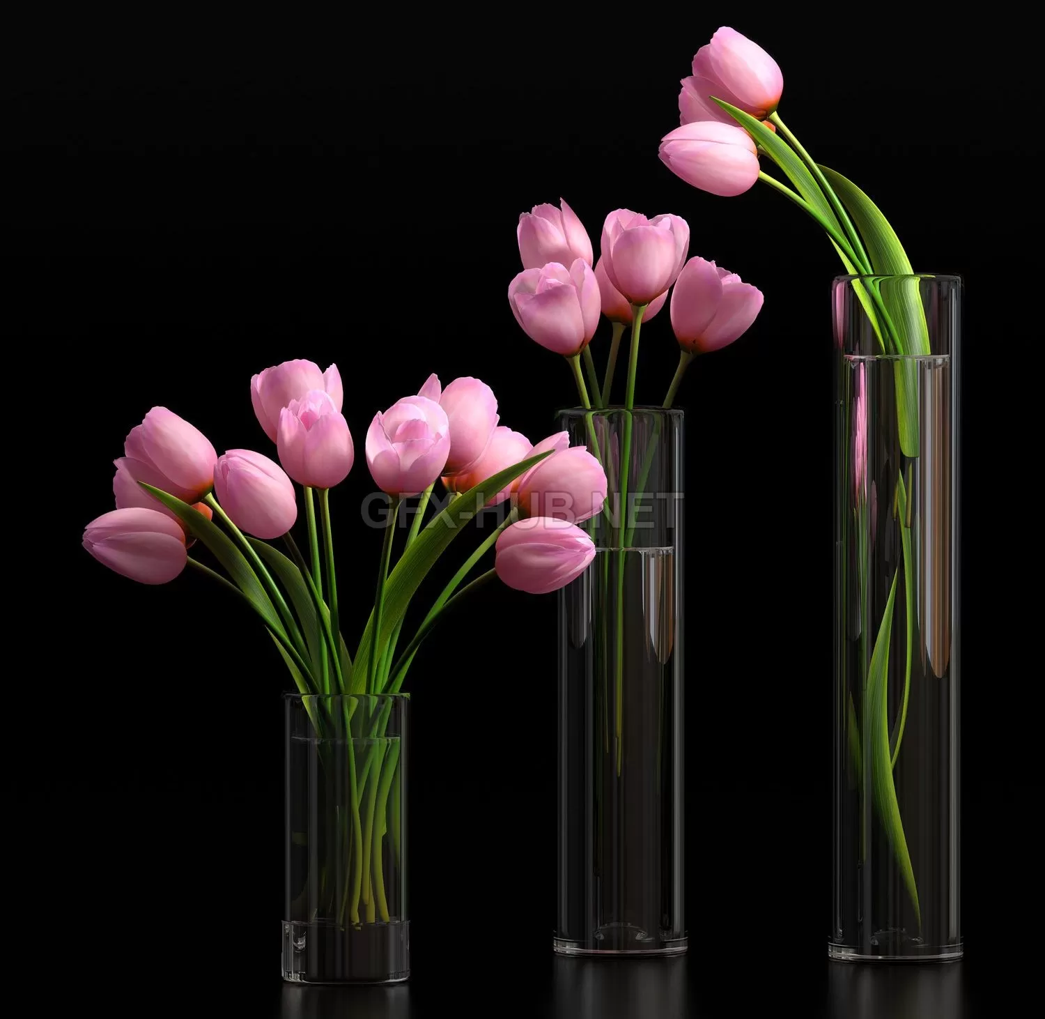 FURNITURE 3D MODELS – LIGHT PINK TULIPS FURNITURE 3D MODELS – LIGHT PINK TULIPS