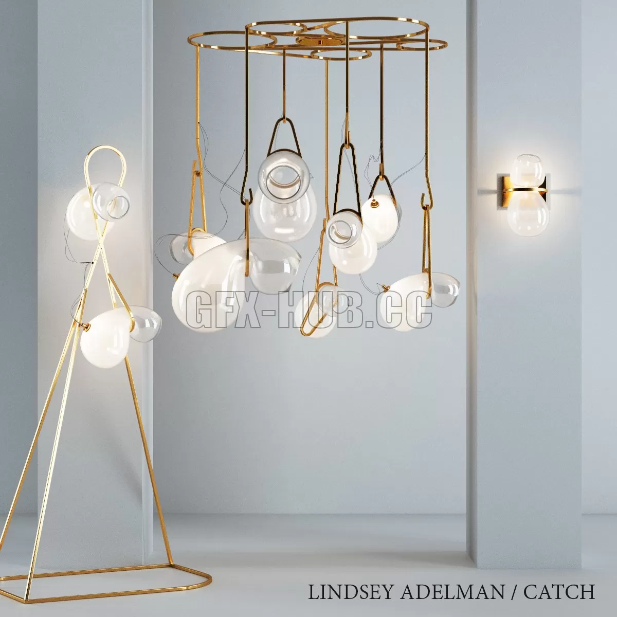FURNITURE 3D MODELS – Lights CATCH by Lindsey Adelman Studio FURNITURE 3D MODELS – Lights CATCH by Lindsey Adelman Studio