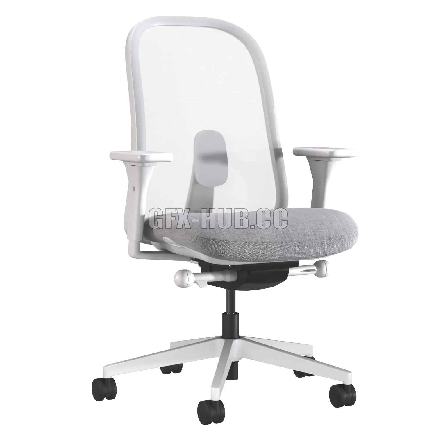 FURNITURE 3D MODELS – LINO Office Swivel Chair with Armrests by Herman Miller FURNITURE 3D MODELS – LINO Office Swivel Chair with Armrests by Herman Miller