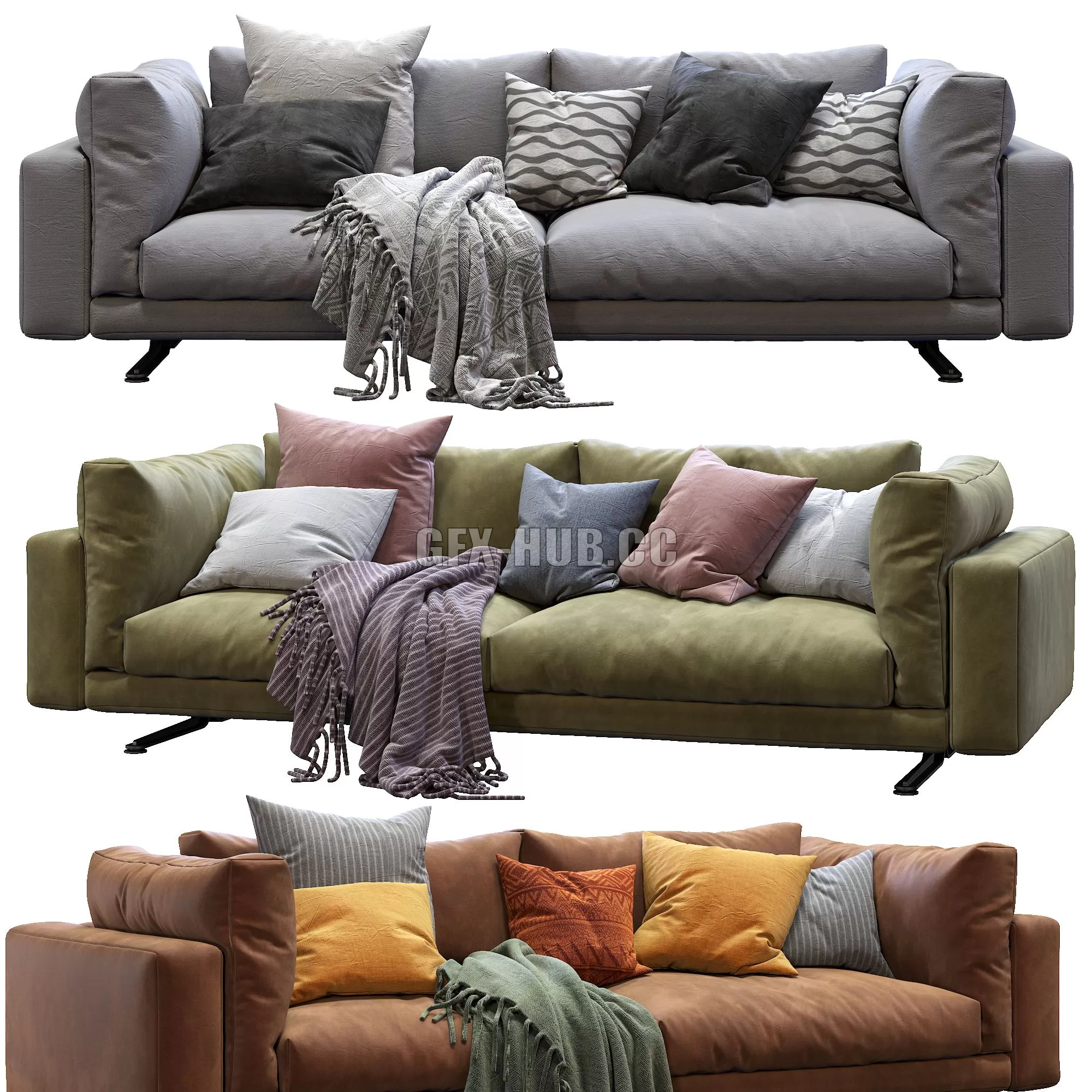 FURNITURE 3D MODELS – Livingdivani Floyd Hi FURNITURE 3D MODELS – Livingdivani Floyd Hi