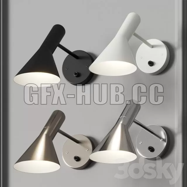 FURNITURE 3D MODELS – Louis Poulsen AJ Wall Lamps
