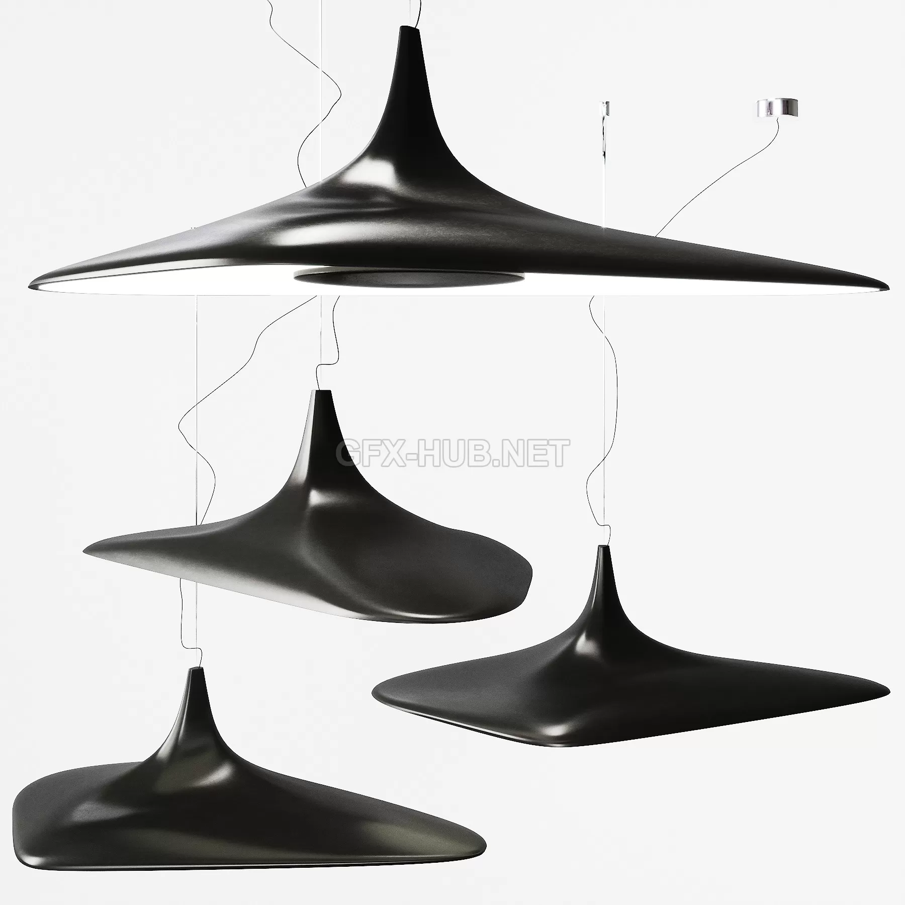 FURNITURE 3D MODELS – LUCEPLAN SOLEIL NOIR