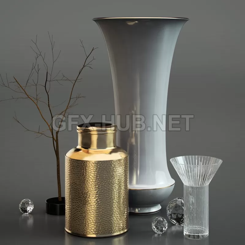 FURNITURE 3D MODELS – Luxury Deco Vase