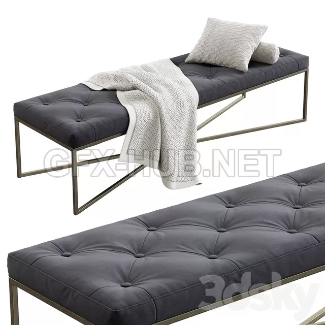 FURNITURE 3D MODELS – Made Julianne Ottoman