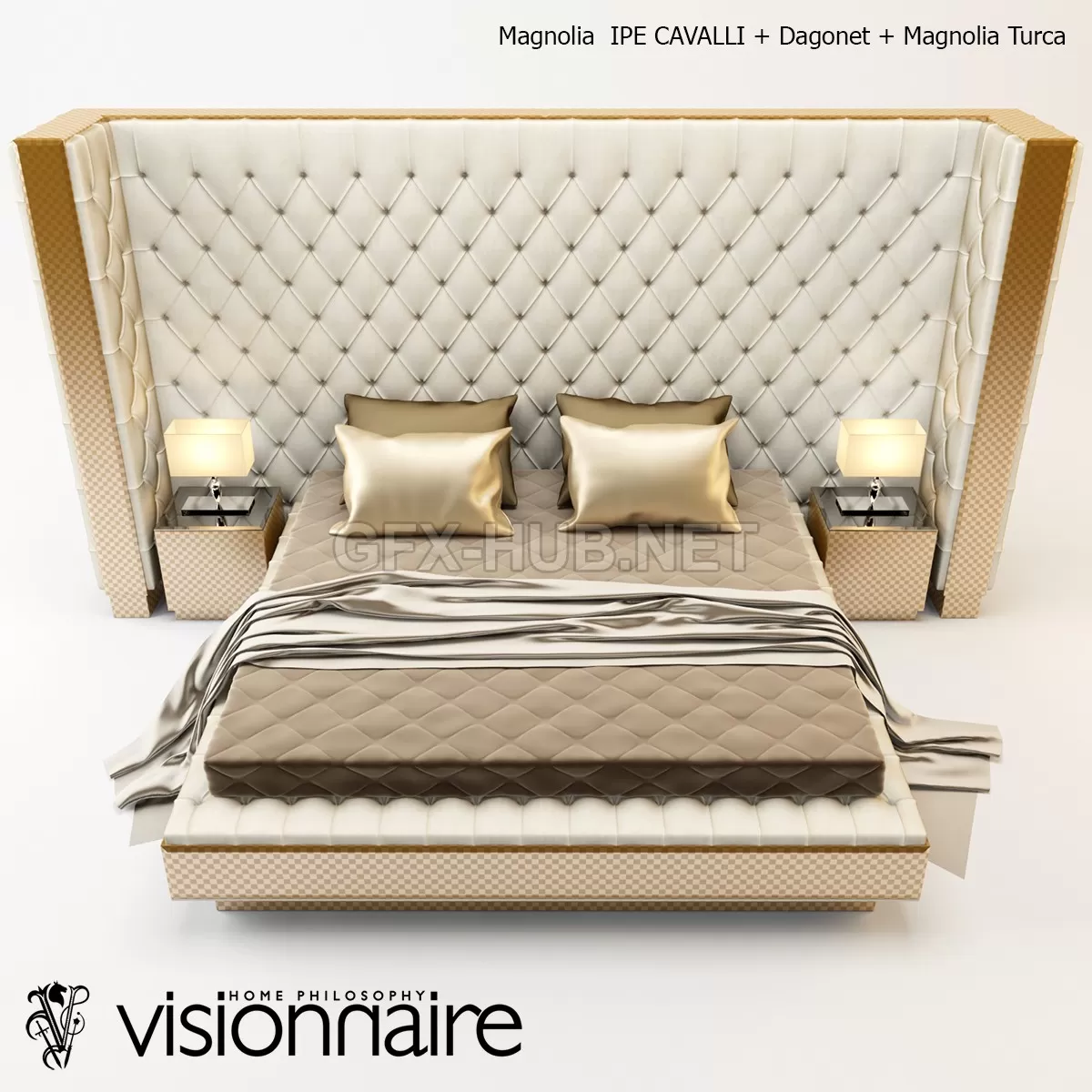 FURNITURE 3D MODELS – Magnolia IPE CAVALLI + Dagonet + Magnolia Turca