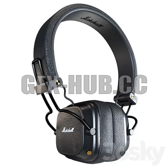 FURNITURE 3D MODELS – Marshall Major Black FURNITURE 3D MODELS – Marshall Major Black