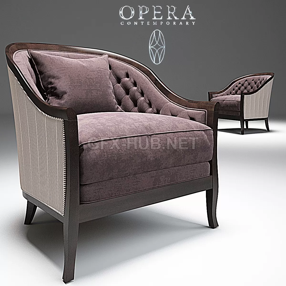 FURNITURE 3D MODELS – Marta Classic Armchair by Opera Contemporary FURNITURE 3D MODELS – Marta Classic Armchair by Opera Contemporary