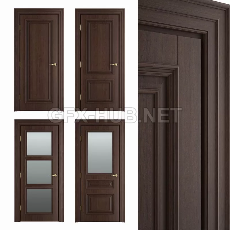FURNITURE 3D MODELS – Massivstyle Interier CHOCOLATE Door 01 FURNITURE 3D MODELS – Massivstyle Interier CHOCOLATE Door 01