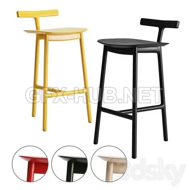 FURNITURE 3D MODELS – Mattiazzi radice stools FURNITURE 3D MODELS – Mattiazzi radice stools