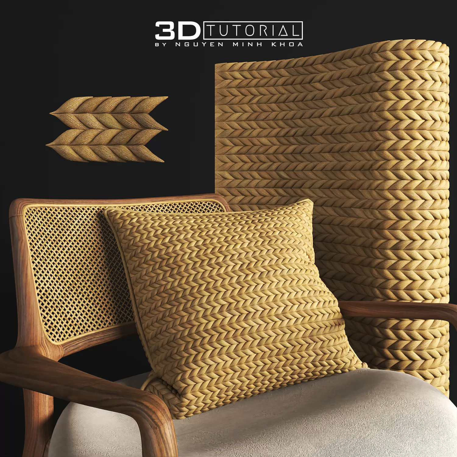 FURNITURE 3D MODELS – Mẫu 13 đan mây tre 3dtutorial byNguyenMinhKhoa FURNITURE 3D MODELS – Mẫu 13 đan mây tre 3dtutorial byNguyenMinhKhoa