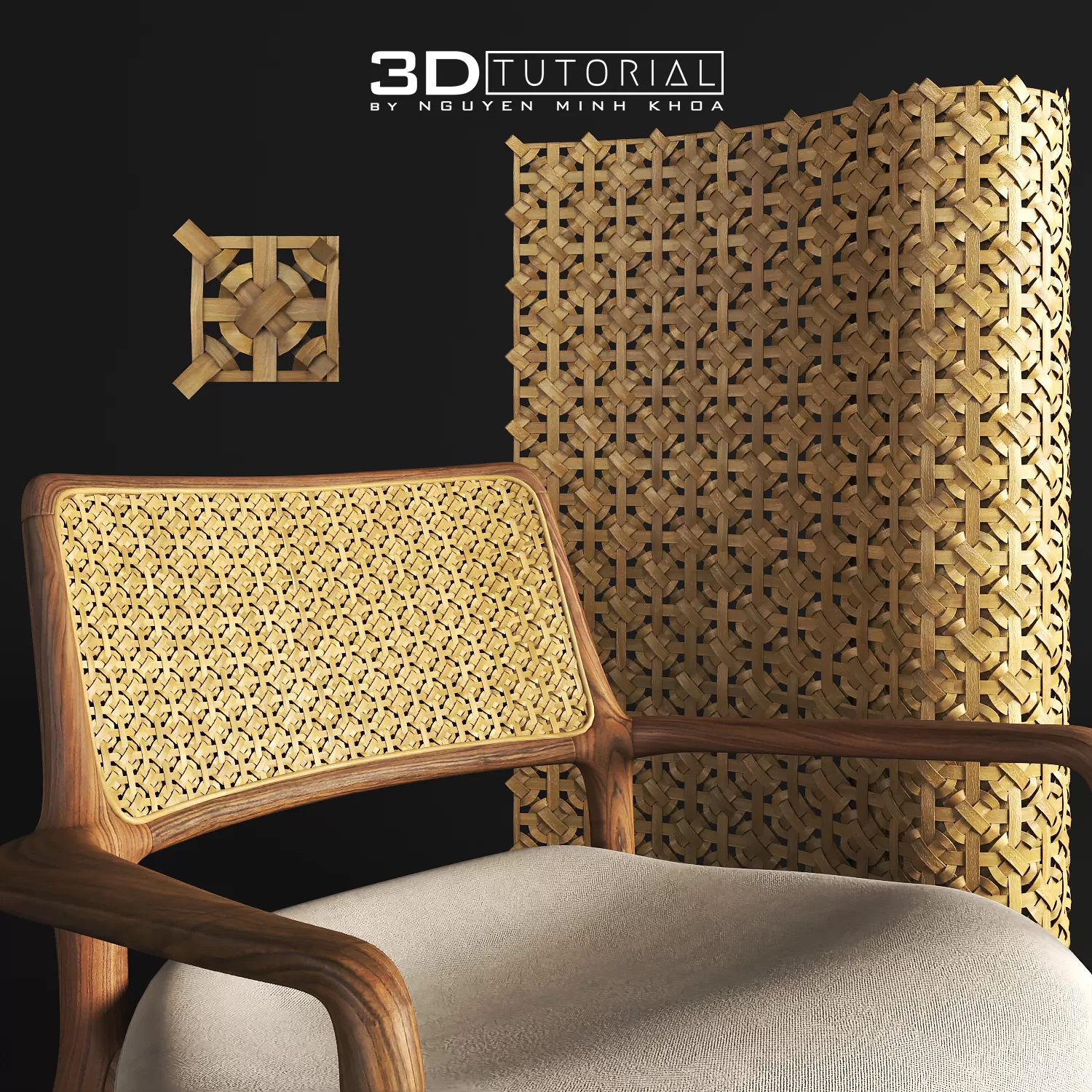 FURNITURE 3D MODELS – Mẫu 16 đan mây tre 3dtutorial byNguyenMinhKhoa FURNITURE 3D MODELS – Mẫu 16 đan mây tre 3dtutorial byNguyenMinhKhoa