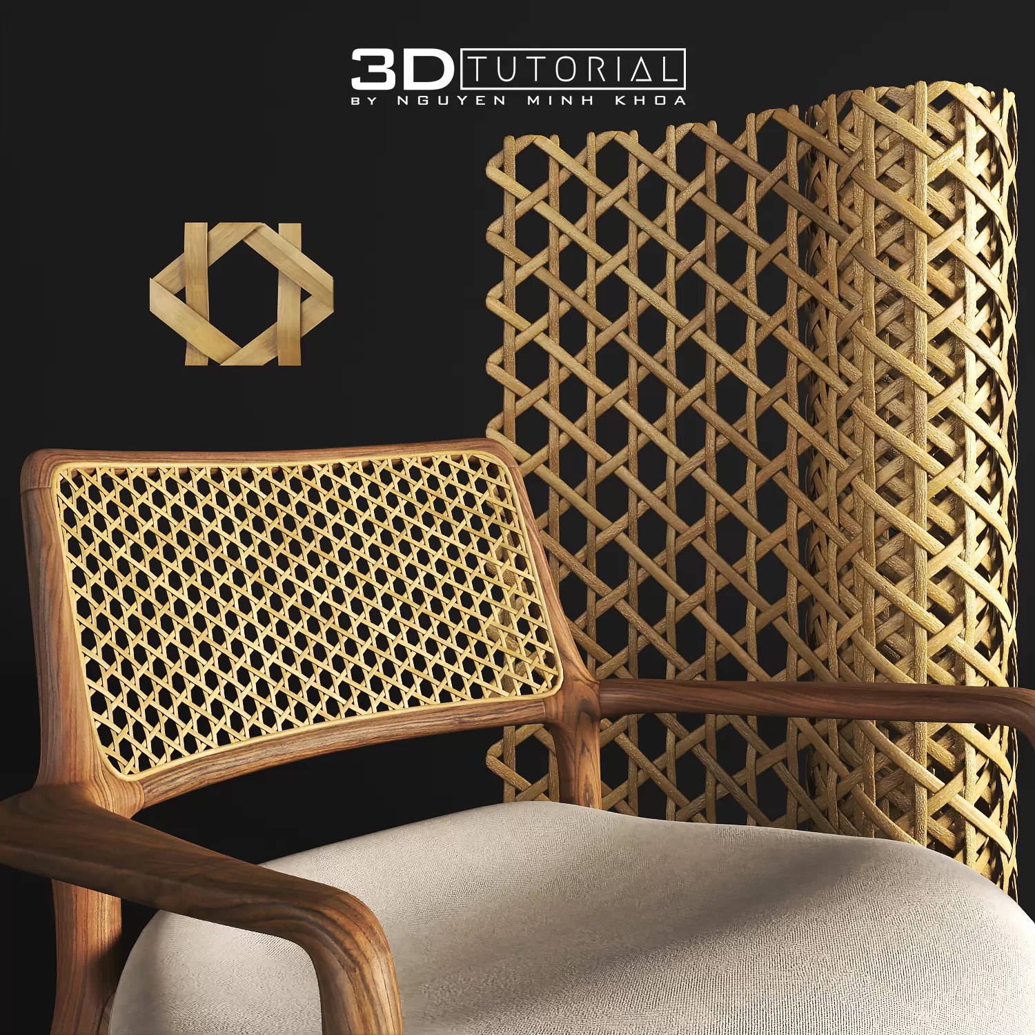 FURNITURE 3D MODELS – Mẫu 17 đan mây tre 3dtutorial byNguyenMinhKhoa FURNITURE 3D MODELS – Mẫu 17 đan mây tre 3dtutorial byNguyenMinhKhoa