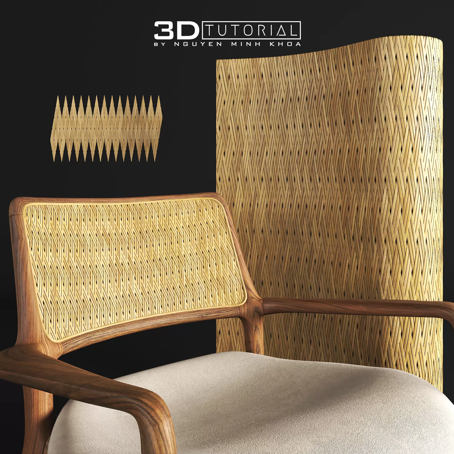 FURNITURE 3D MODELS – Mẫu 2 đan mây tre 3dtutorial byNguyenMinhKhoa FURNITURE 3D MODELS – Mẫu 2 đan mây tre 3dtutorial byNguyenMinhKhoa