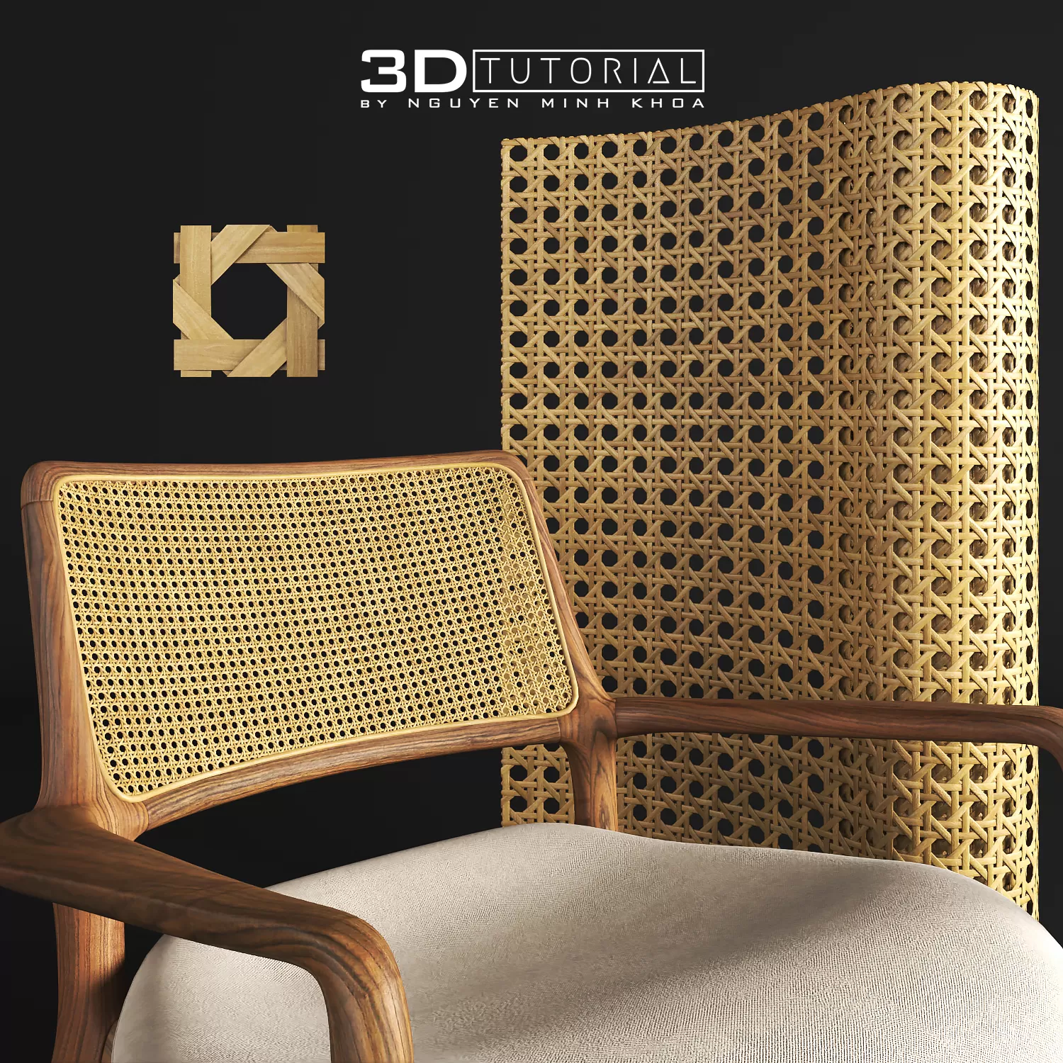 FURNITURE 3D MODELS – Mẫu 3 đan mây tre 3dtutorial byNguyenMinhKhoa FURNITURE 3D MODELS – Mẫu 3 đan mây tre 3dtutorial byNguyenMinhKhoa