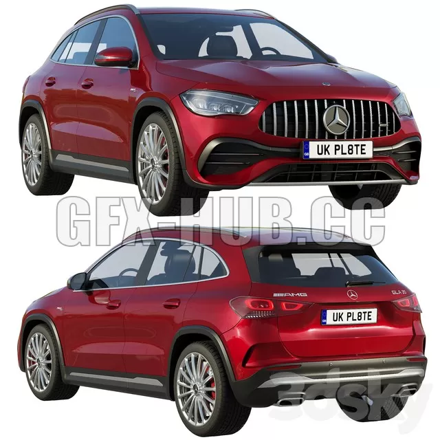 FURNITURE 3D MODELS – Mercedes AMG GLA 35 4MATIC 2020 FURNITURE 3D MODELS – Mercedes AMG GLA 35 4MATIC 2020