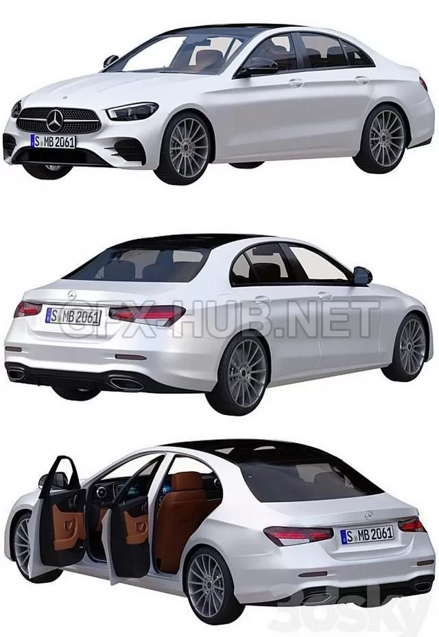 FURNITURE 3D MODELS – Mercedes Benz E Class AMG line 2021 FURNITURE 3D MODELS – Mercedes Benz E Class AMG line 2021
