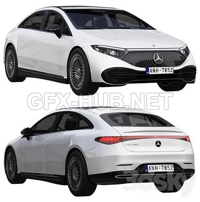 FURNITURE 3D MODELS – Mercedes-Benz EQS 2022 FURNITURE 3D MODELS – Mercedes-Benz EQS 2022