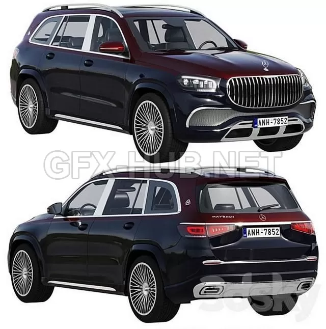 FURNITURE 3D MODELS – Mercedes-Benz Maybach GLS FURNITURE 3D MODELS – Mercedes-Benz Maybach GLS