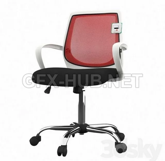 FURNITURE 3D MODELS – Mesh Swivel Office Chair
