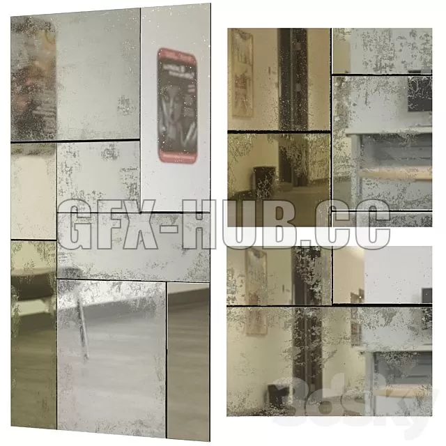 FURNITURE 3D MODELS – Mirror Random Mirror by Julian Chichester