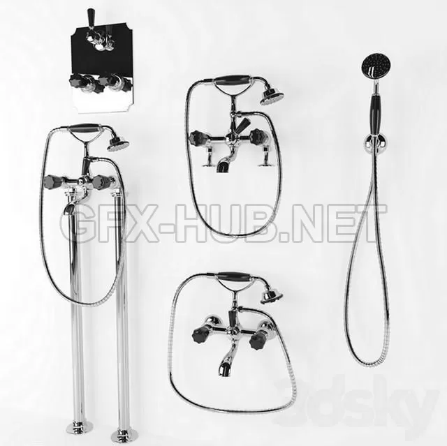 FURNITURE 3D MODELS – Mixers Devon & Devon Black morris