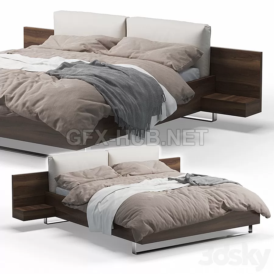 FURNITURE 3D MODELS – Moeller lou bed