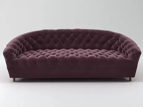 FURNITURE 3D MODELS – Mohair Sofa