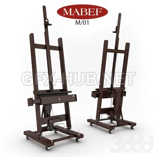 FURNITURE 3D MODELS – Molbert Mabef М-01