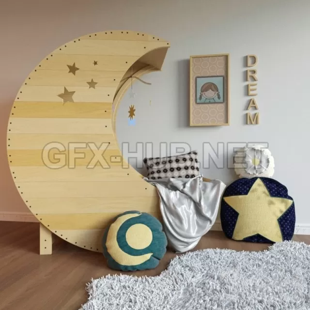 FURNITURE 3D MODELS – Moon child