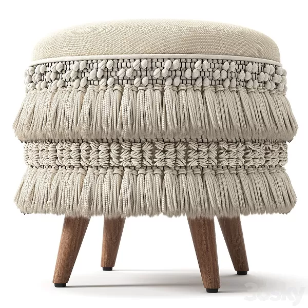 FURNITURE 3D MODELS – Morova Ottoman