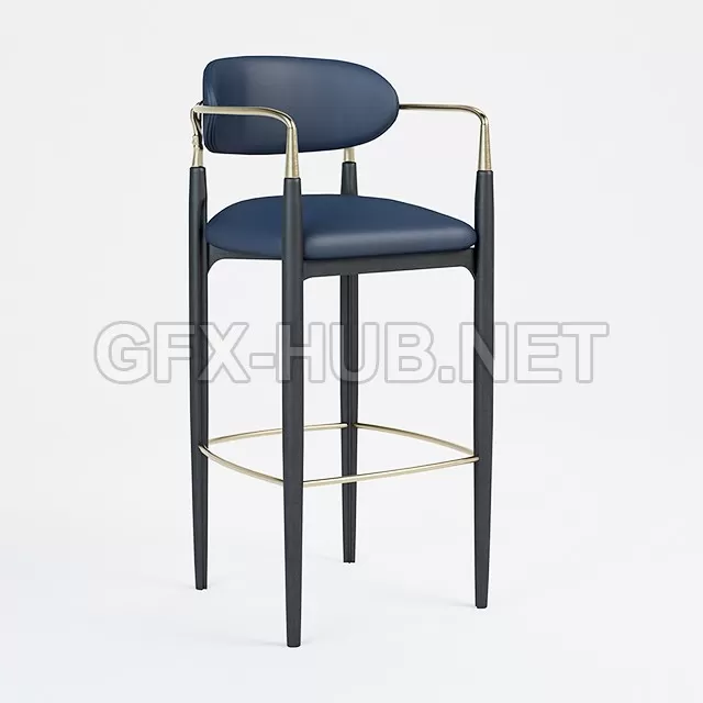 FURNITURE 3D MODELS – Nahema Bar Stool