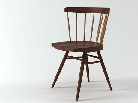 FURNITURE 3D MODELS – Nakashima Straight Chair