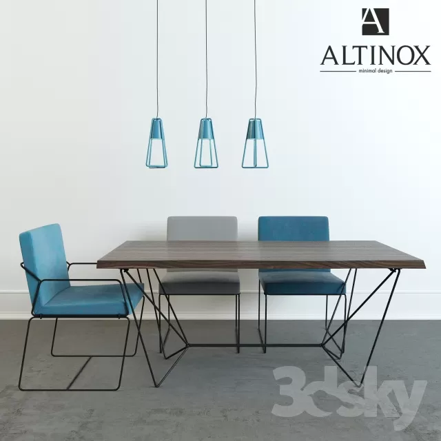 3DSKYMODEL – Dining Table sets – 4159