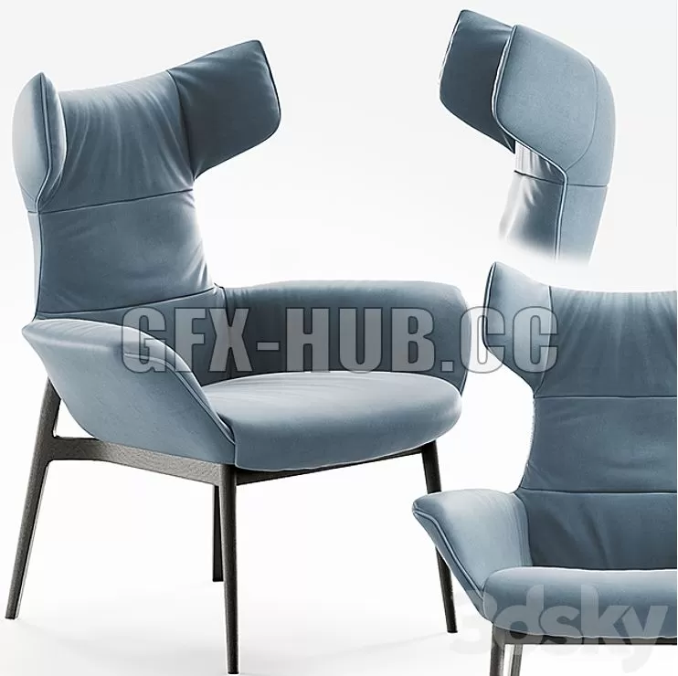 FURNITURE 3D MODELS – Natuzzi Aura