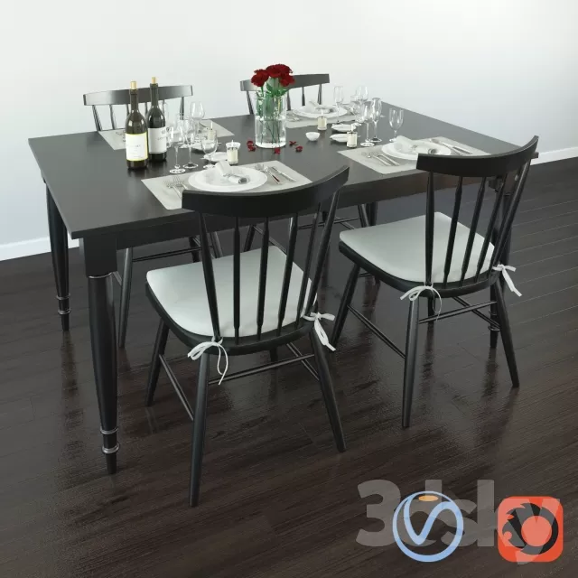 3DSKYMODEL – Dining Table sets – 4160