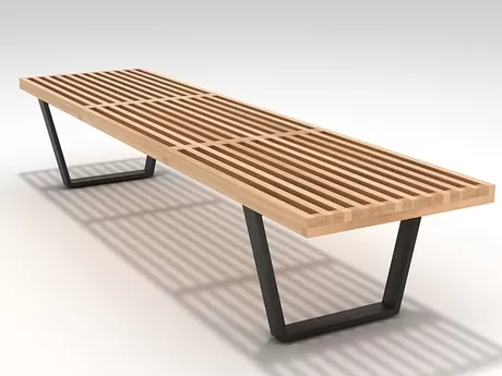 FURNITURE 3D MODELS – Nelson Bench
