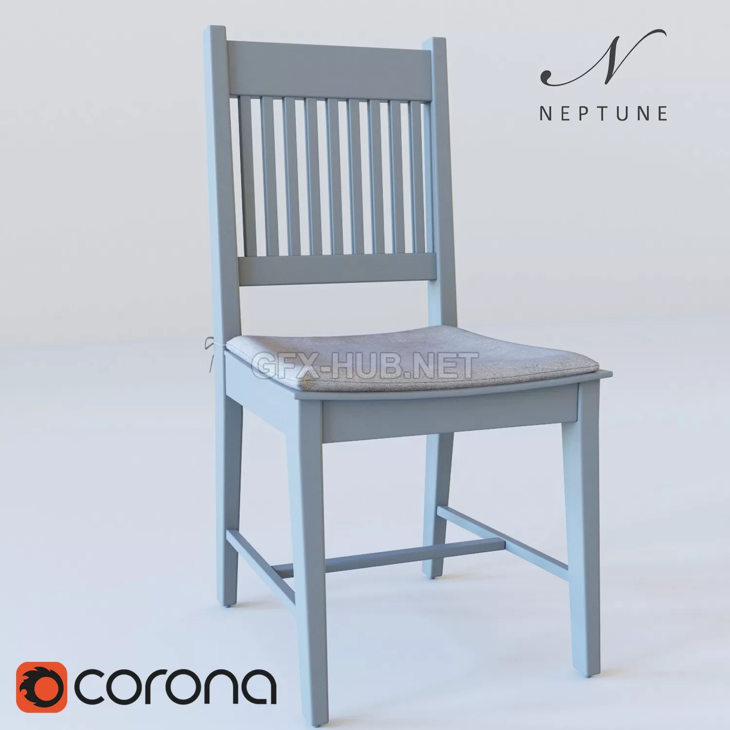 FURNITURE 3D MODELS – NEPTUNE HARROGATE DINING CHAIR