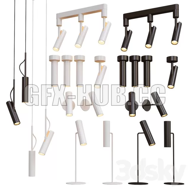 FURNITURE 3D MODELS – Nodrlux Lamp Collection – 5 Types