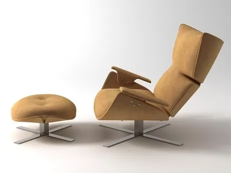 FURNITURE 3D MODELS – Paulista Armchair and Ottoman