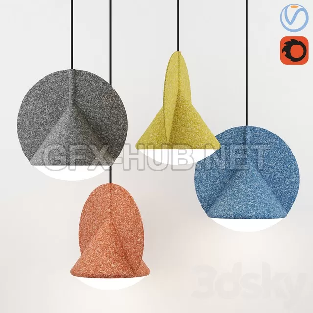 FURNITURE 3D MODELS – Pendant lamp Bolia The Stamp