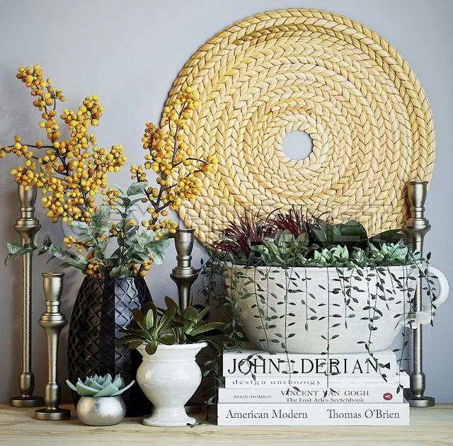 FURNITURE 3D MODELS – Plant decor set 2 FURNITURE 3D MODELS – Plant decor set 2