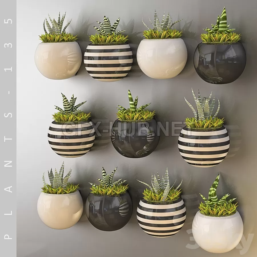 FURNITURE 3D MODELS – PLANTS 135 FURNITURE 3D MODELS – PLANTS 135